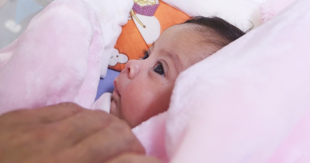 Her newborn triplets were ready to go home to Gaza from Israel, but war trapped them apart