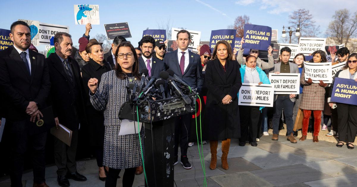 Congressional Hispanic Caucus airs frustrations on the border deal in meeting with the White House