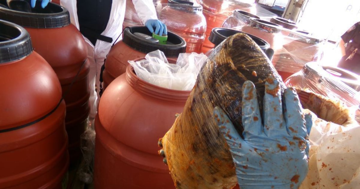 $10 million worth of meth and cocaine hidden in vats of jalapeño paste found in San Diego