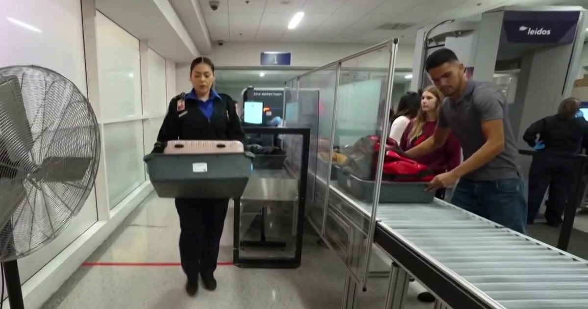 What it’s like to work for the TSA amid the holiday travel rush
