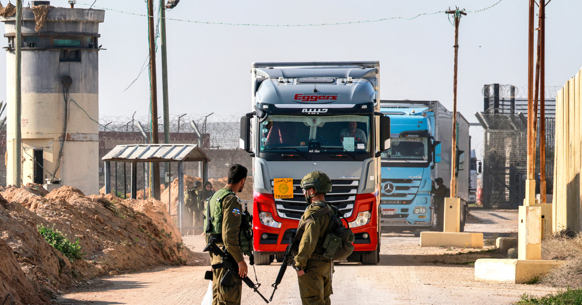 How the White House convinced Israel to open another crossing for aid to enter Gaza