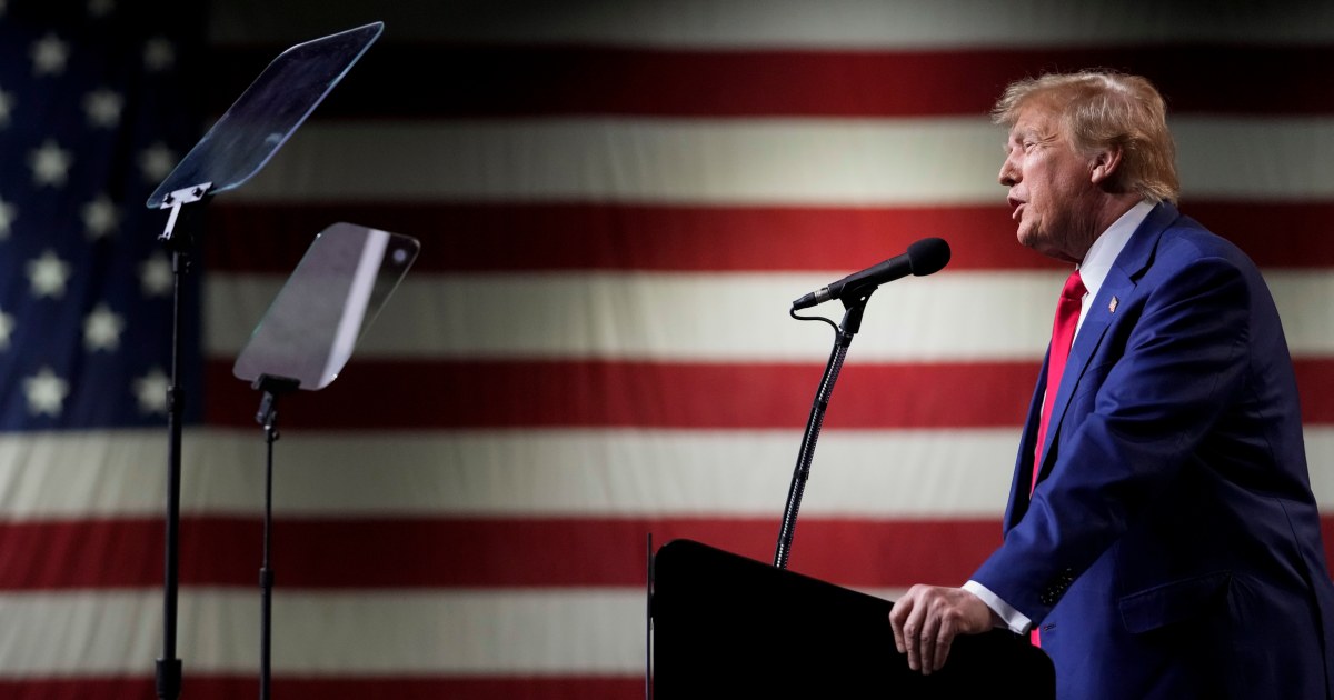 Trump asks appeals court to toss federal election interference case