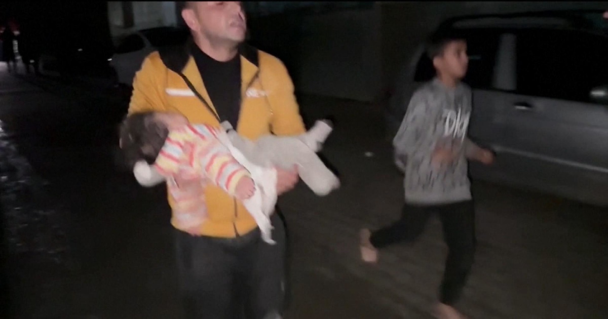 Gaza child pulled from rubble alive after Israeli airstrike