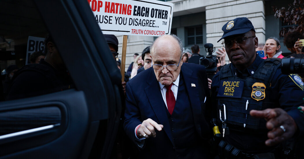 Giuliani Files for Bankruptcy Protection