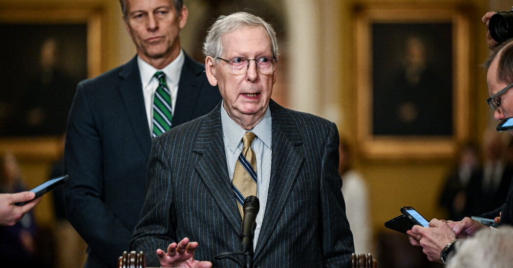 McConnell and Other Senate Republicans Criticize Trump’s Talk on Immigrants