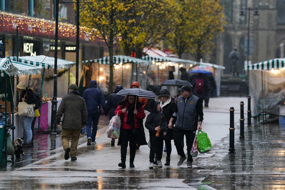 Met Office issues four days of heavy rain warnings after Storms Elin and Fergus