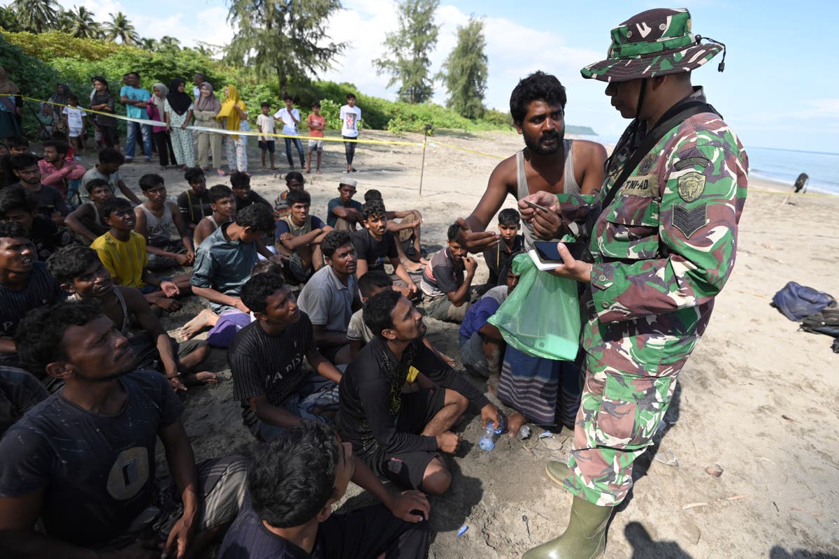 Over 300 Rohingya Muslims arrive in Indonesia’s Aceh region after weeks lost at sea