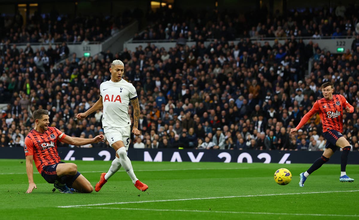 Richarlison sets Tottenham on their way to hard-fought win over old club Everton