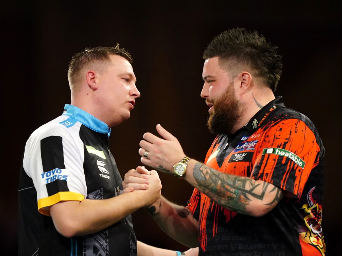 Smith crashes out as Van Barneveld sets up match with teenager Littler