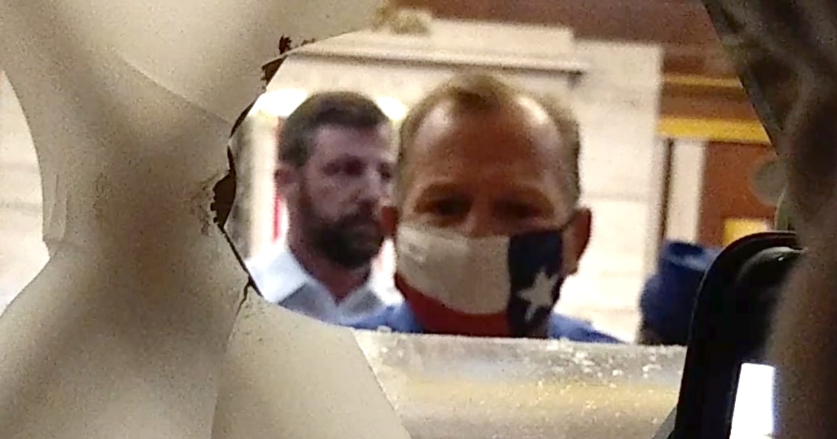 A tense new Jan. 6 video shows Republican congressmen admonishing rioters trying to enter House chamber