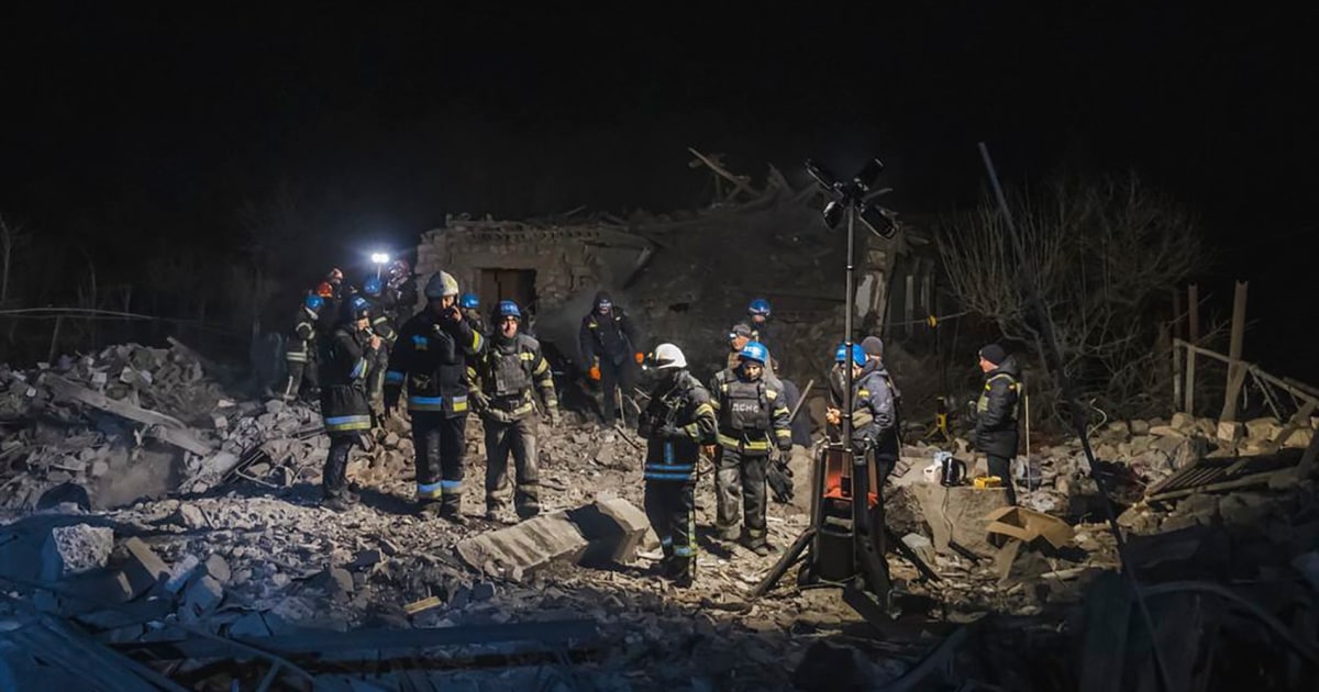 Russian missile attack kills 11 in Pokrovsk in Ukraine’s east, rescue efforts continue
