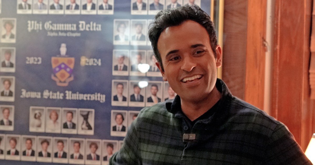 One of the key pieces of Vivek Ramaswamy’s Iowa plan: Free beer