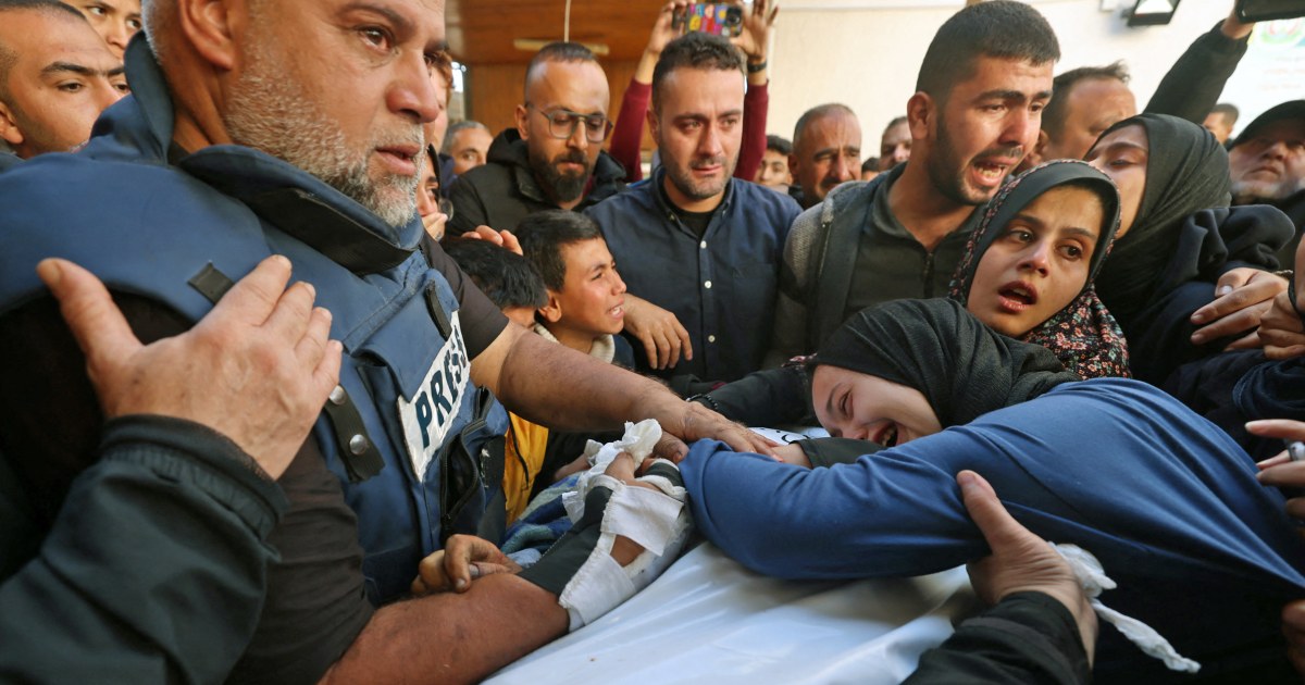 Journalism groups and family reject Israeli accusation that Gazan reporters killed were ‘terrorists’