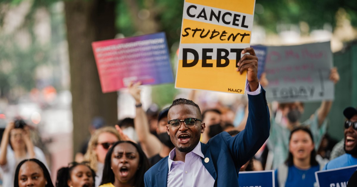 Biden has forgiven billions in student loans but his allies say voters aren't giving him enough credit