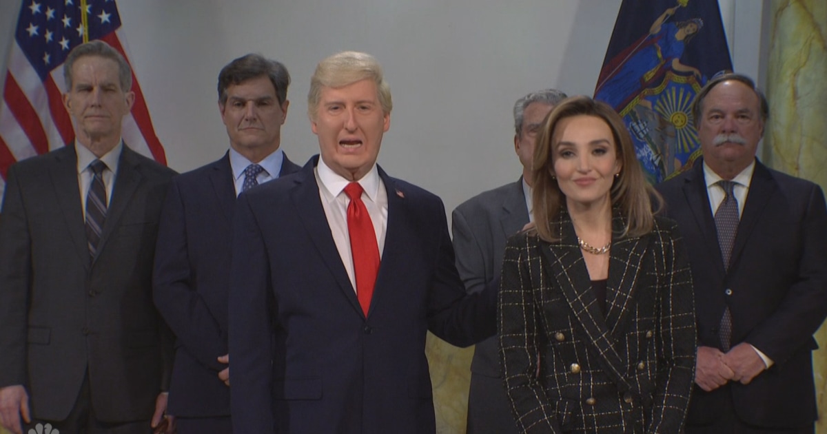 On 'SNL,' James Austin Johnson's Trump laments legal team amid court battles