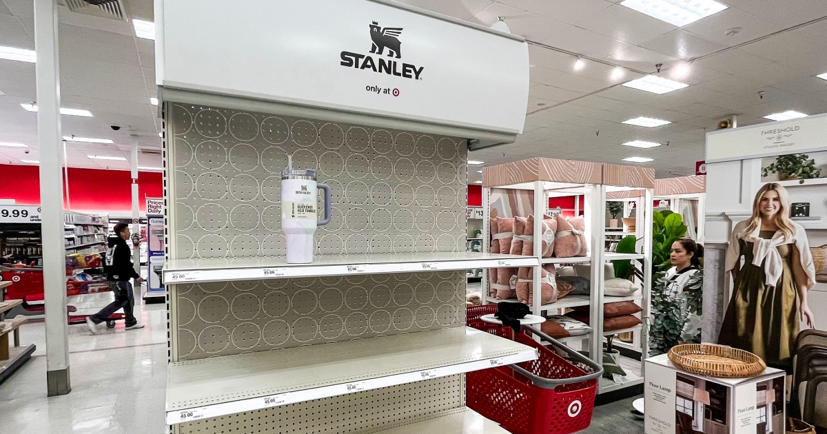 Listings for Stanley tumblers are still attracting dozens of bids on eBay for hundreds of dollars