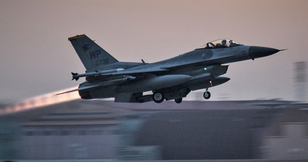 U.S. pilot safely ejects from F-16 fighter jet before crashing off South Korea
