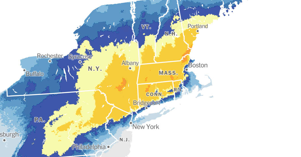 A Nor’easter Will Bring Significant Snow, and New York City Could Still Miss Out