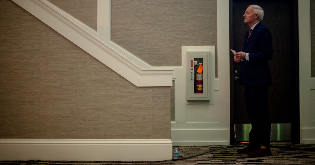 Asa Hutchinson, Tilting at a Trump-Branded Windmill, Hangs On