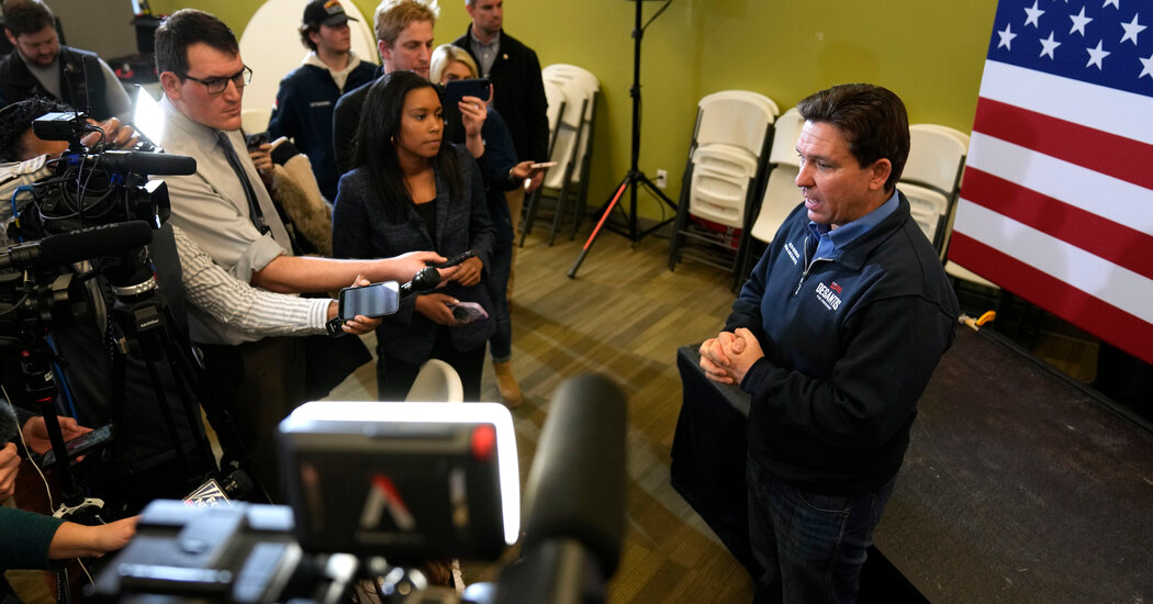 DeSantis Keeps Getting Asked: Why Won’t He Directly Criticize Trump?