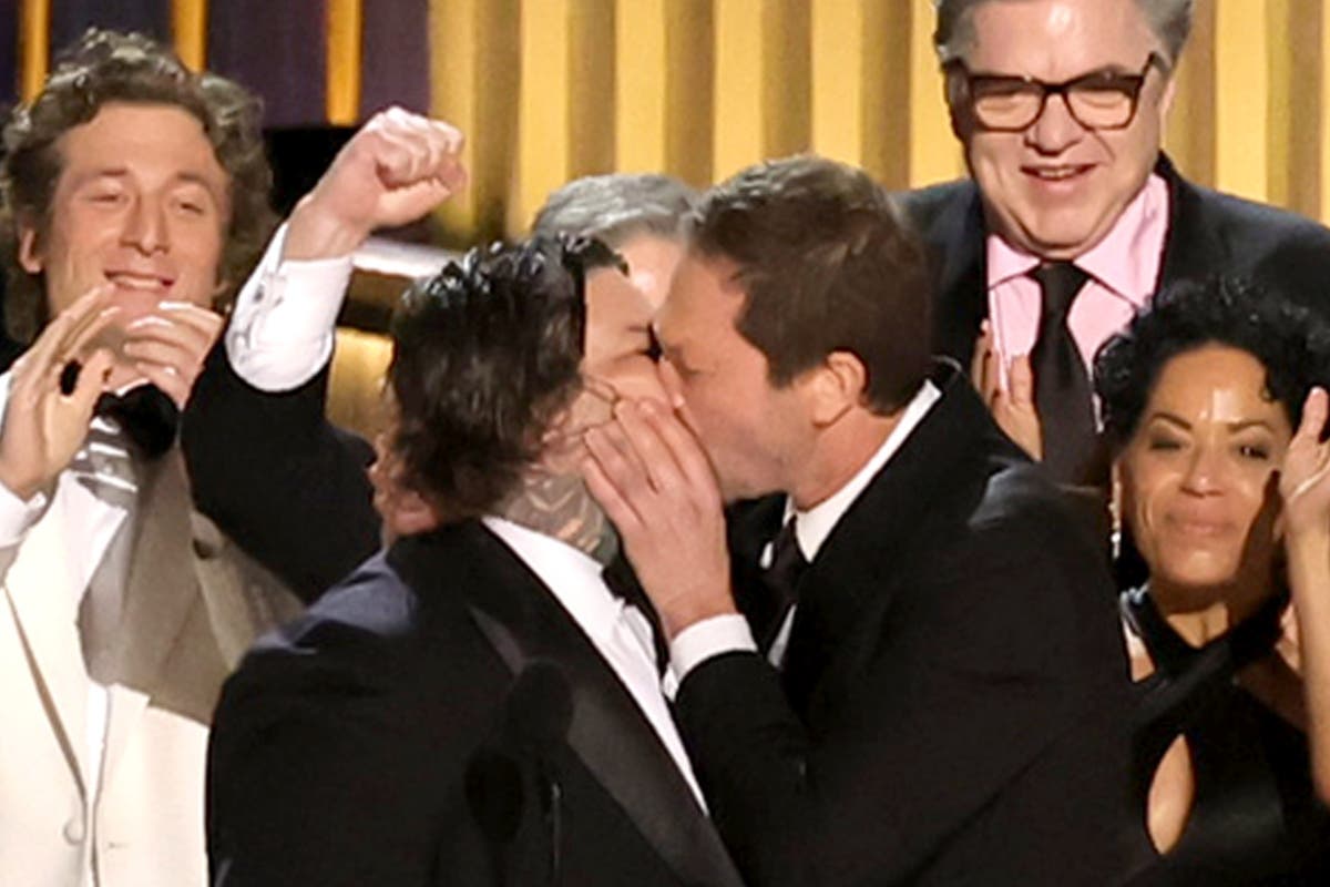 Emmys 2024 live: Succession and The Bear sweep awards as night ends with onstage snog