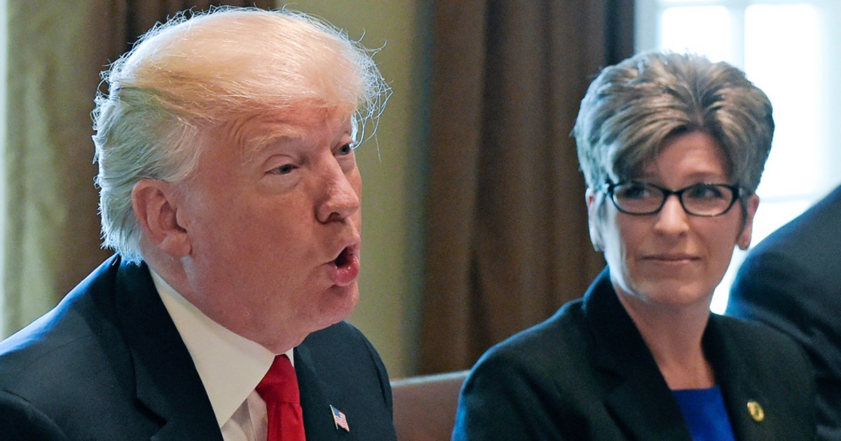 GOP Sen. Joni Ernst faults Trump for Jan. 6 ‘hostages’ remarks