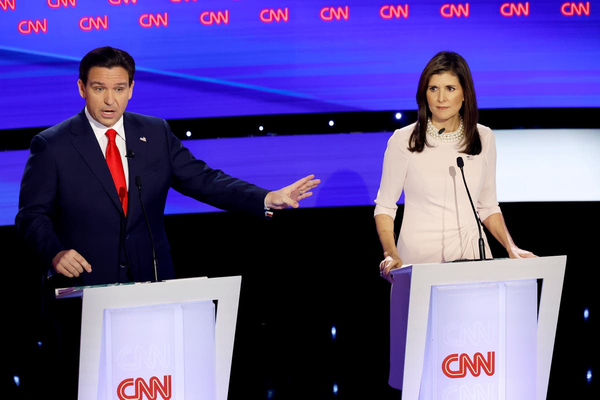 Haley brands DeSantis as ‘desperate’ during fiery GOP debate