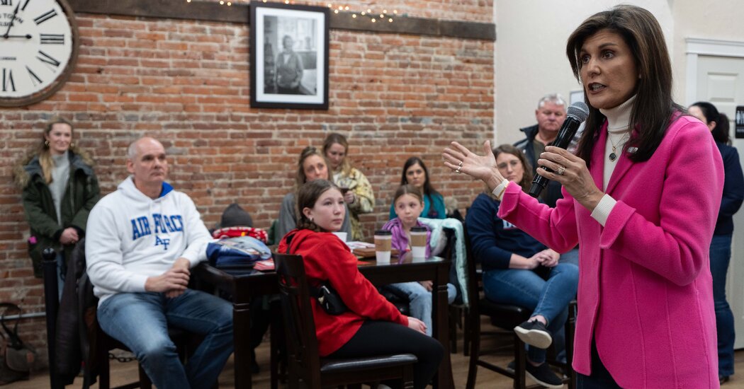 Haley’s Policy Pitch Recalls a Bygone Era Before Trump’s Rise