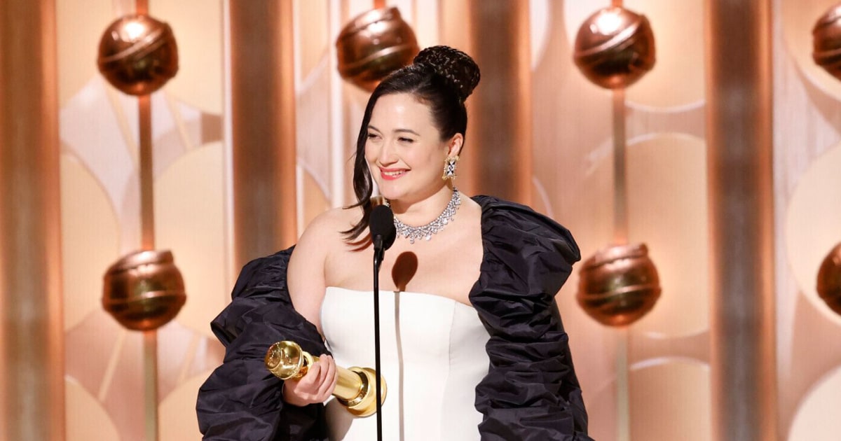 Lily Gladstone says historic Golden Globe win is for "every little rez kid"