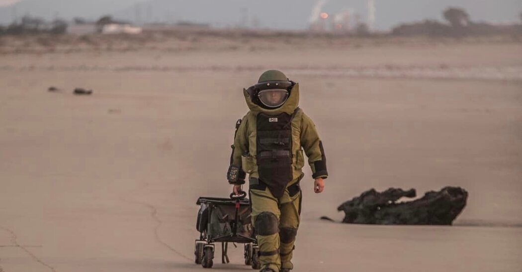 Military ‘Practice Bomb’ Washes Ashore in California