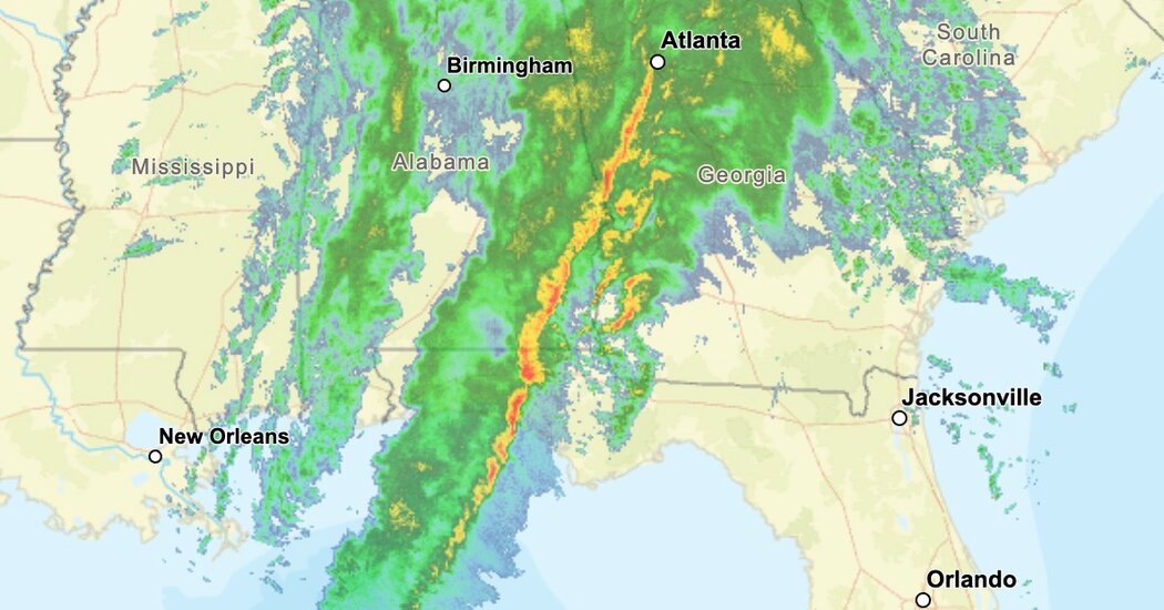 Severe Thunderstorms and Likely Tornadoes Cause Damage in Florida