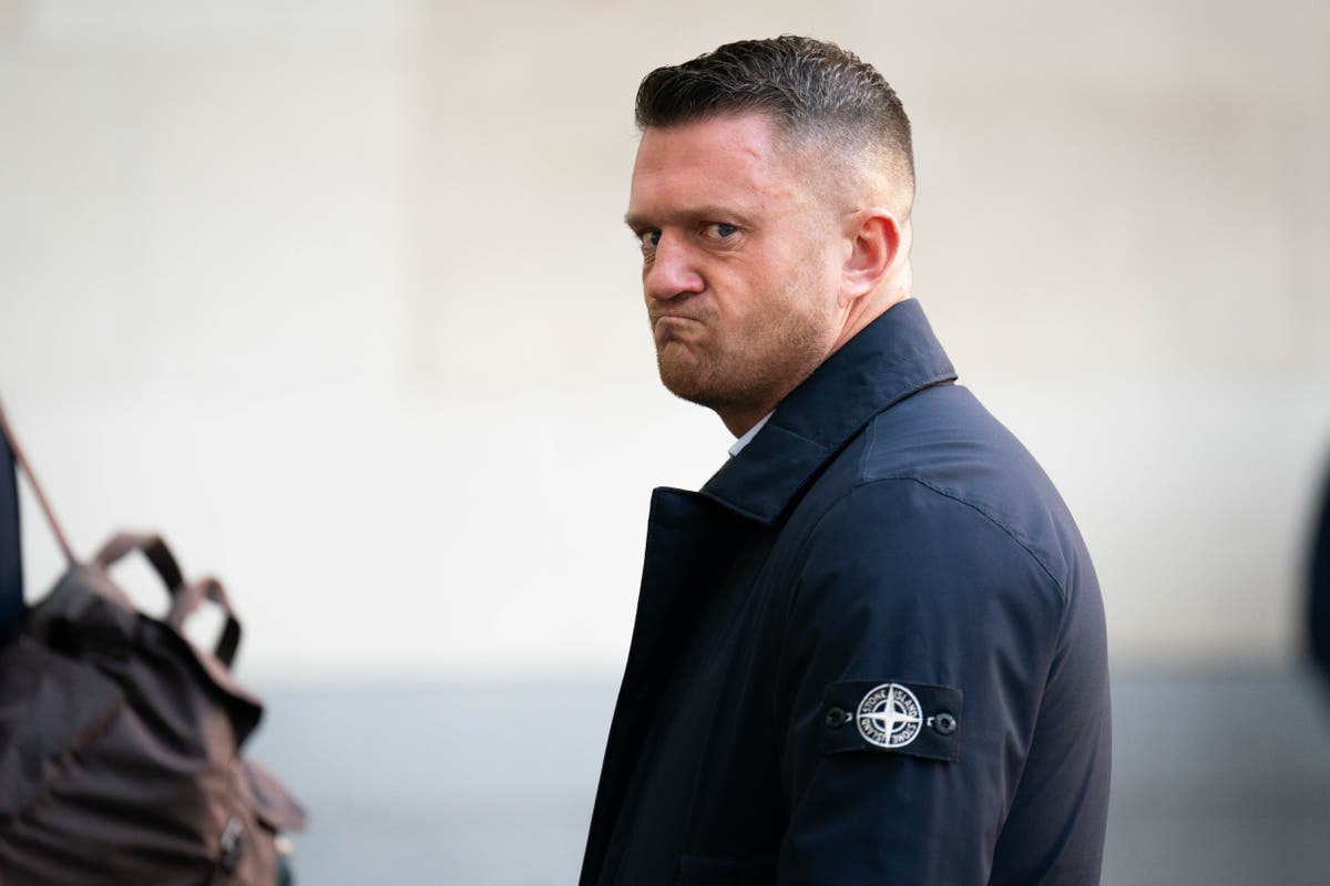 Tommy Robinson denies refusing to leave antisemitism march