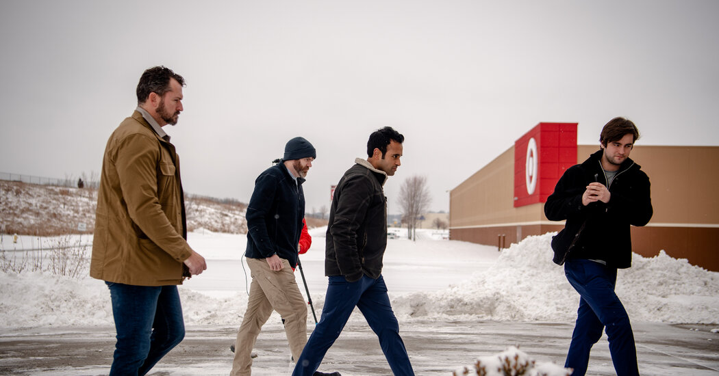 While Defending Trump, Ramaswamy Insists He’s More Electable in the Fall