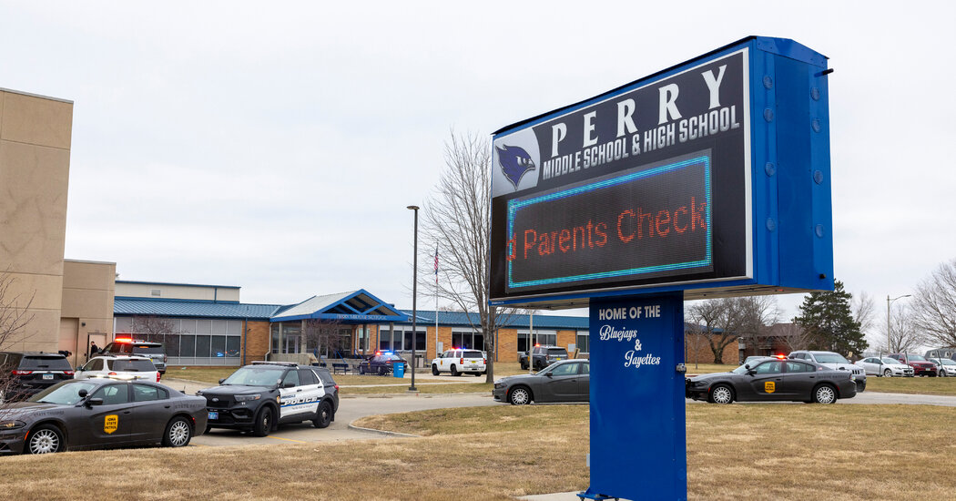 ‘Multiple Gunshot Victims’ at School in Perry, Iowa, Police Say