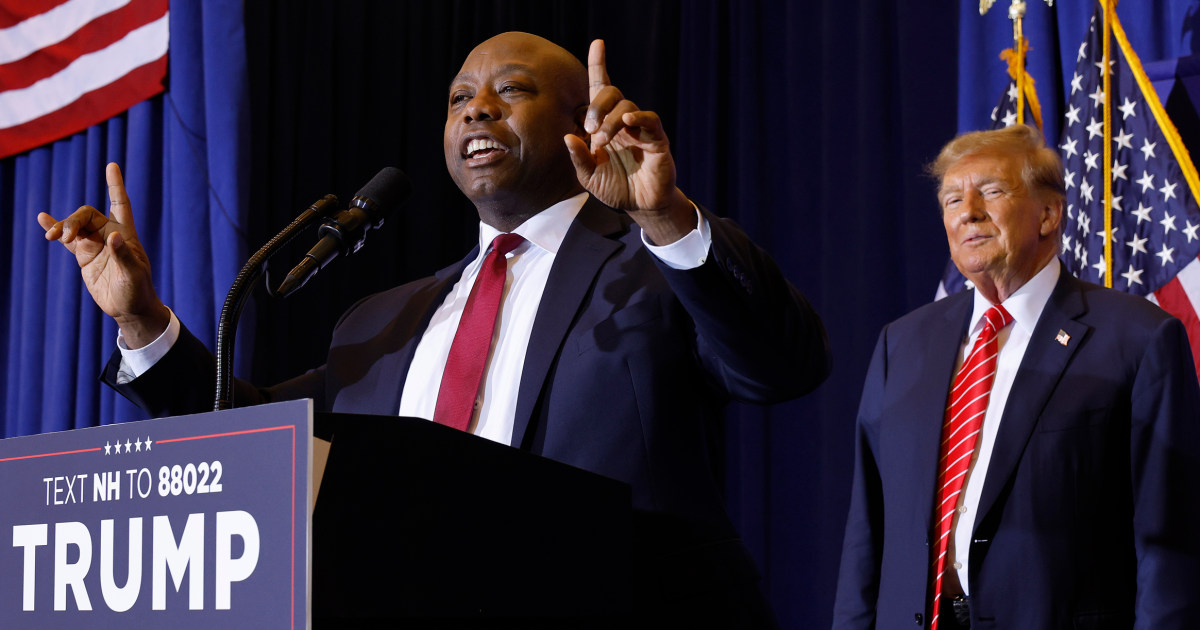 Sen. Tim Scott rises to the top of Trump's 'veepstakes'