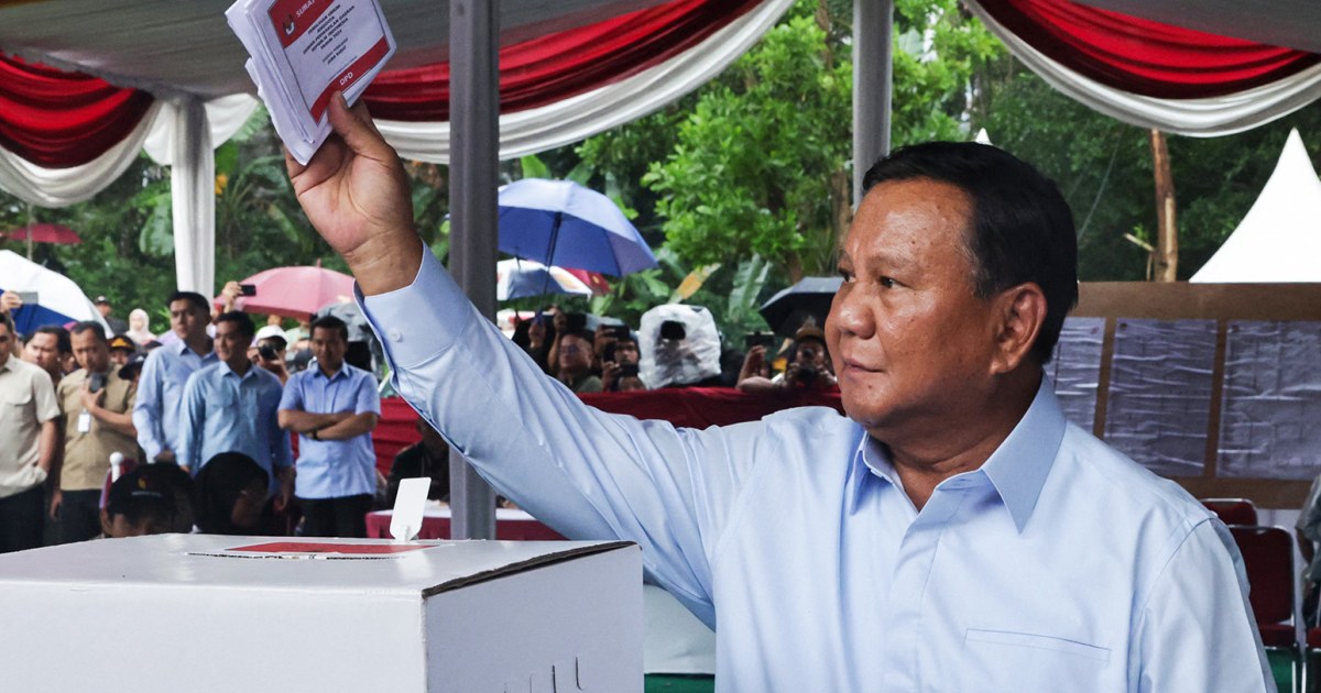 Indonesia’s Defense Minister Prabowo leads in early unofficial presidential vote count
