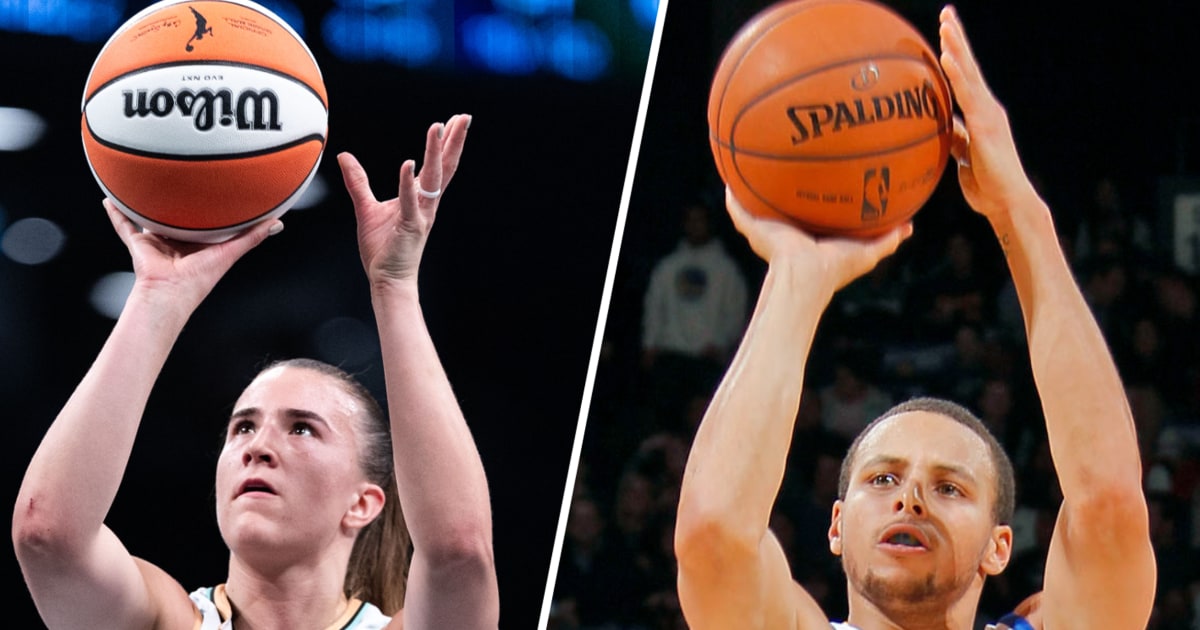 NBA's Steph Curry and WNBA's Sabrina Ionescu go head-to-head in 3-point challenge