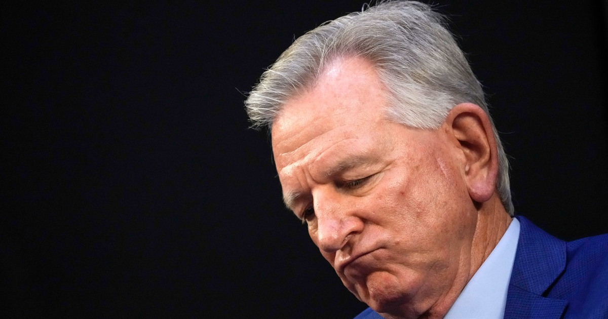 Sen. Tommy Tuberville struggles to answer questions on Alabama's IVF ruling