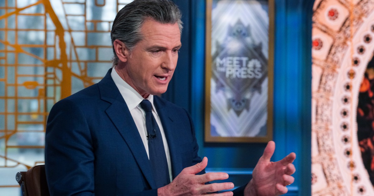 Gov. Gavin Newsom calls on Biden to debate Trump