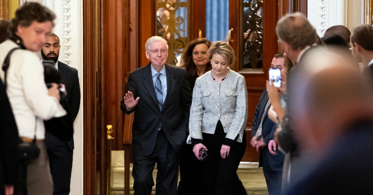 McConnell steps aside as Trump's dominance grows: From the Politics Desk