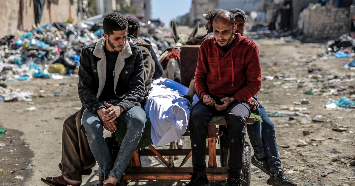 More than 100 killed as Israeli troops open fire on Gazans crowded around aid convoy