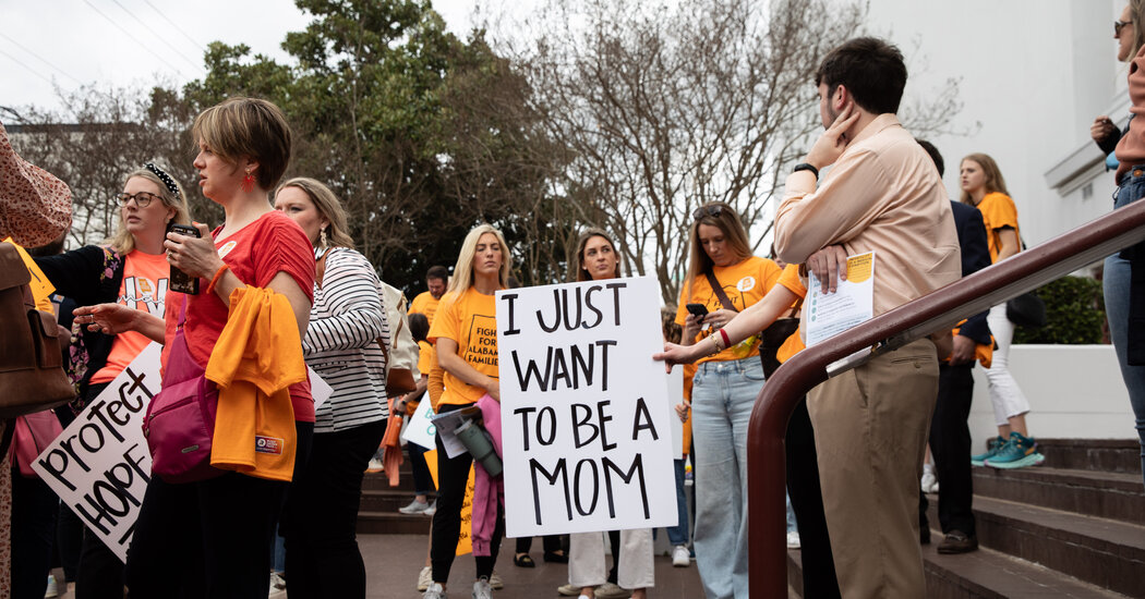 Alabama Lawmakers Advance Bills in a Race to Protect I.V.F.