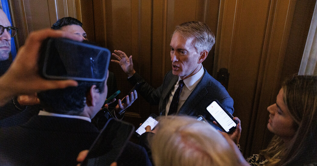 As G.O.P. Demolishes Border Deal, One of Its Own Stands in the Wreckage