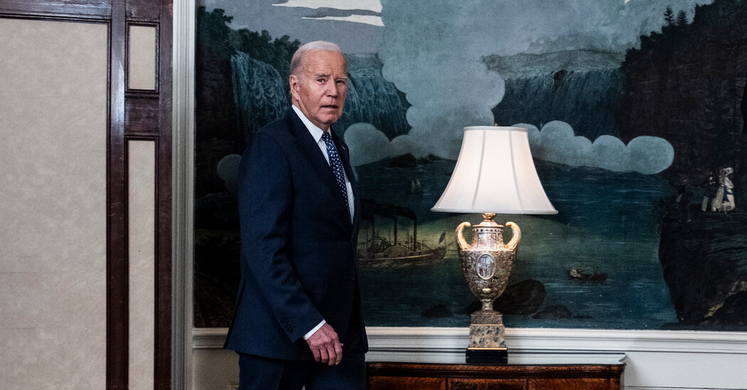 Eight Words and a Verbal Slip Put Biden’s Age Back at the Center of 2024