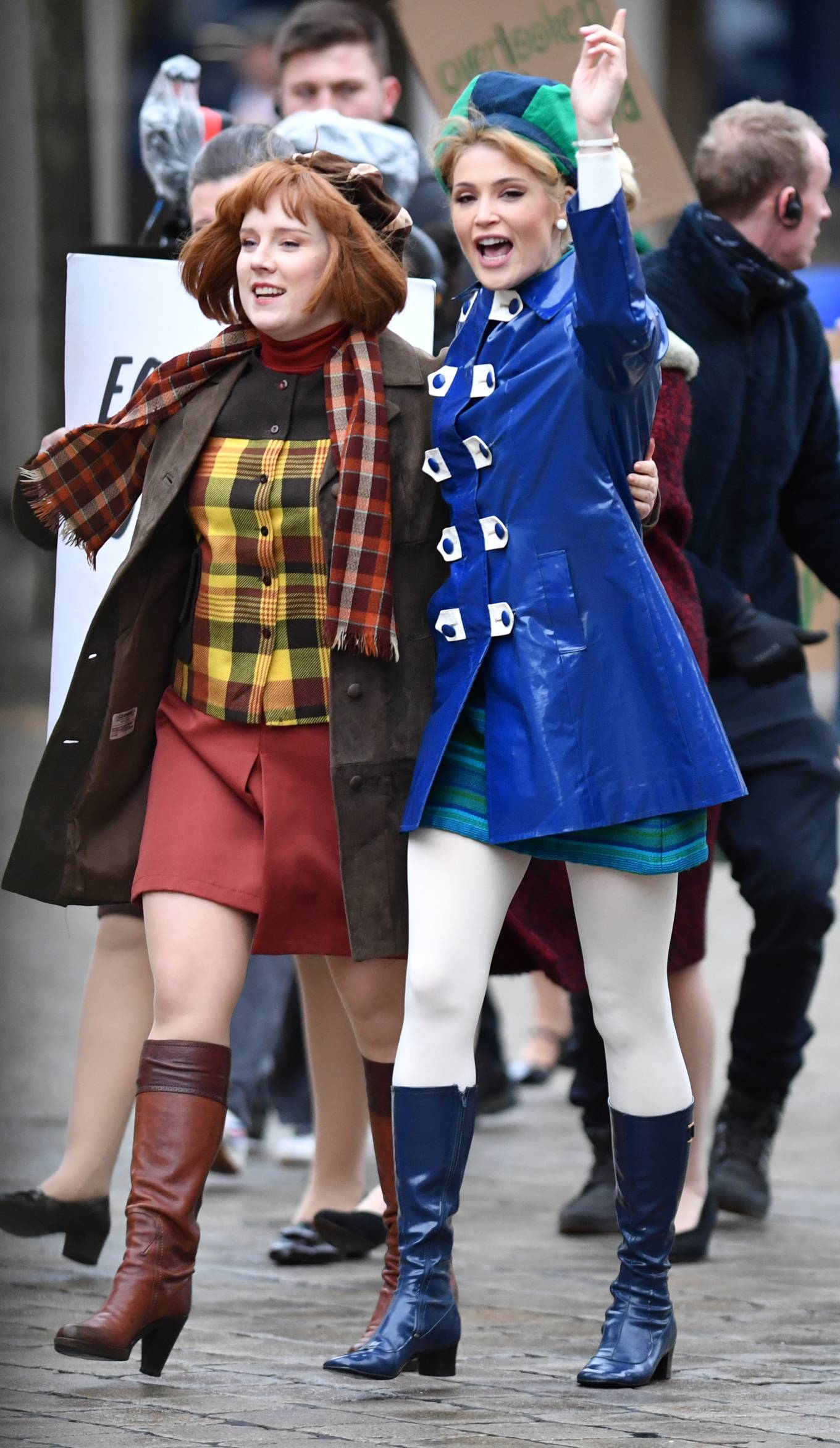 Gemma Arterton – On the set of ‘Funny Woman’ Series 2 in Bolton