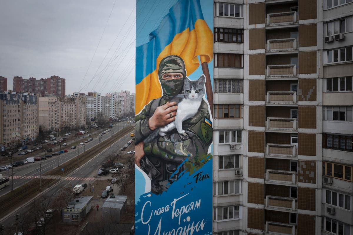 In pictures: The war murals in Kyiv honoring Ukraine’s fallen soldiers