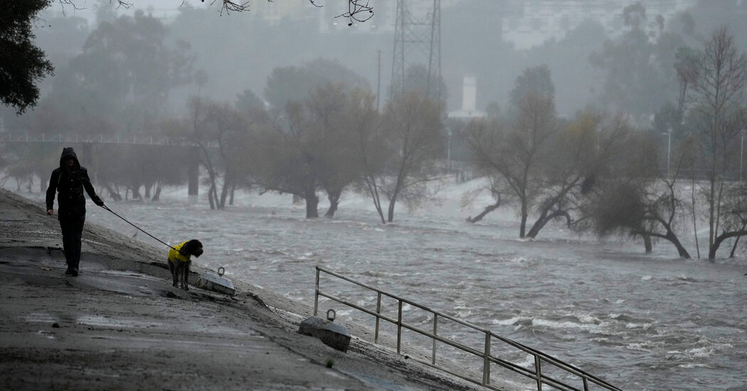Mudslides and Flooding Reported Across Los Angeles