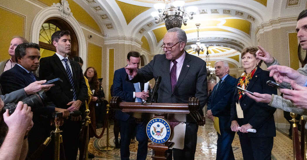 Schumer Plans Vote Next Week on Border and Ukraine Deal, but Prospects Are in Doubt