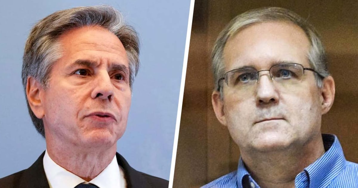 Secretary of State Blinken says he spoke this week with Paul Whelan, former Marine imprisoned in Russia