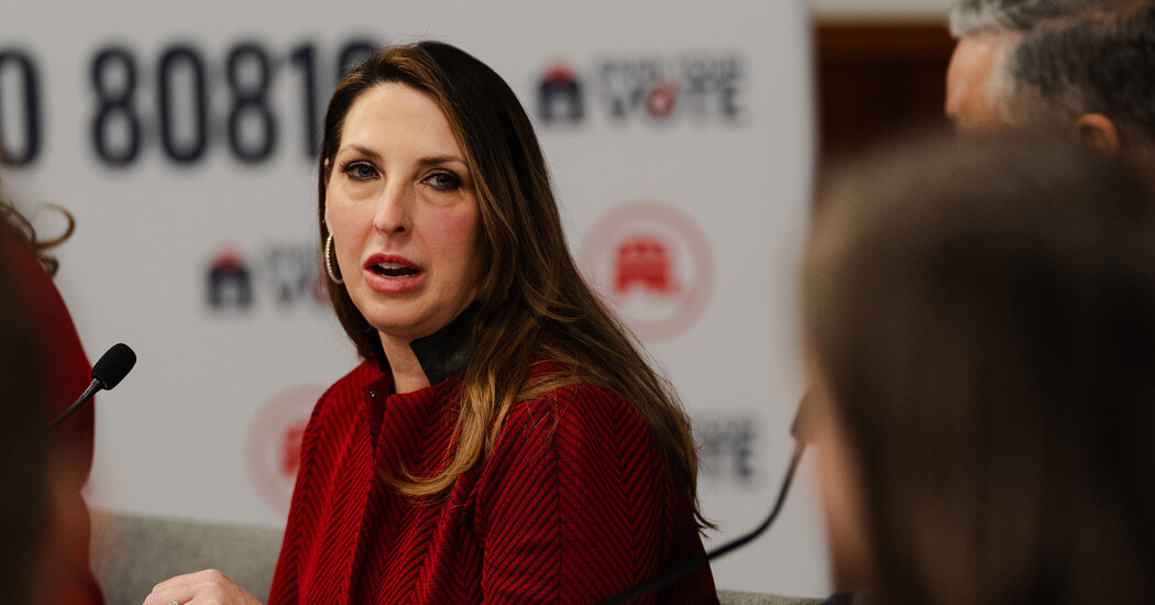 Trump Says Ronna McDaniel ‘Knows’ She Should Step Down as R.N.C. Chair